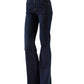 Dunkelblaue Bootcut-Jeans "Rawlin"