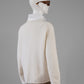 Cremefarbener Roundneck aus Cashmere und Cotton