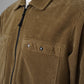 Camelfarbenes Cord-Overshirt