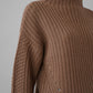 Haselnussbrauner Pullover