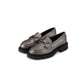 Platinfarbener Loafer