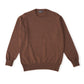 Mokkafarbener Cashmere-Roundneck