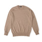 Sandfarbener Cashmere-Roundneck