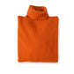 Orangefarbener Cashmere-Rollkragenpullover