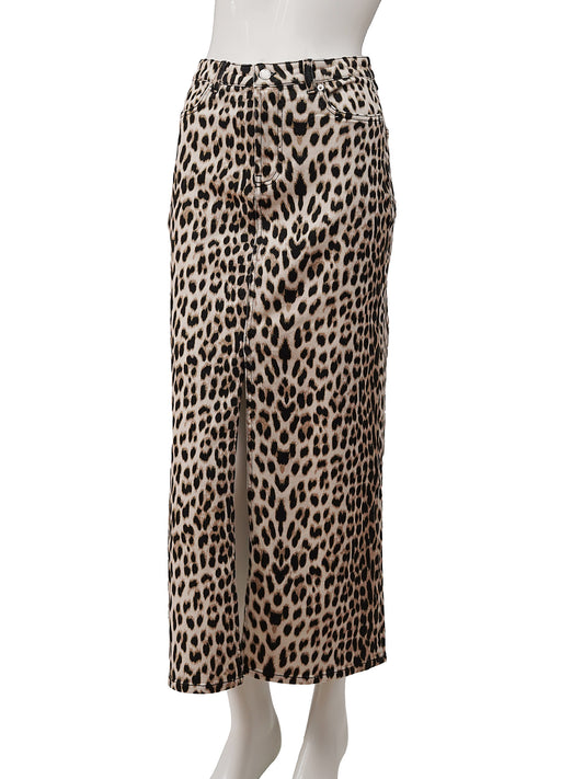 Leo-Print Rock von Oh April