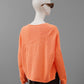 Neon-Orangefarbenes Sweatshirt