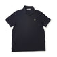 Dunkelblaues Stretch-Poloshirt