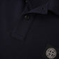 Dunkelblaues Stretch-Poloshirt