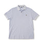 Hellblaues Overdyed Poloshirt