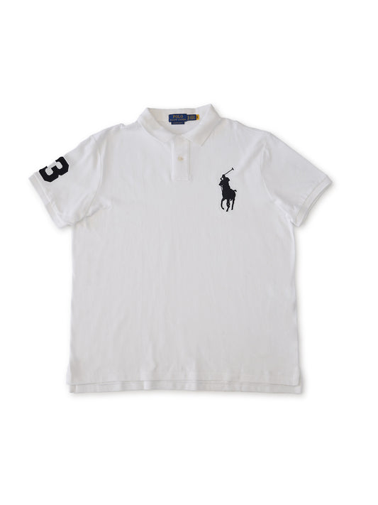 Weißes Big-Pony-Poloshirt „Custom Slim Fit“ von Ralph Lauren