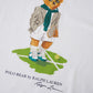 White Polo Bear T-Shirt "The Championships"