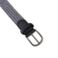 White/dark blue stretch belt