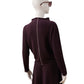 Bordeaux-colored cashmere turtleneck