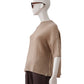 Sand-colored turtleneck made of cashmere and silk