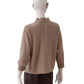 Sand-colored turtleneck made of wool and cashmere