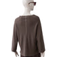 Taupe colored turtleneck wool sweater