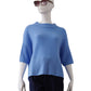 Sky blue wool turtleneck