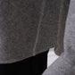 Grey overshirt made of cashmere and cotton
