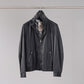 Dark blue leather jacket – AS
