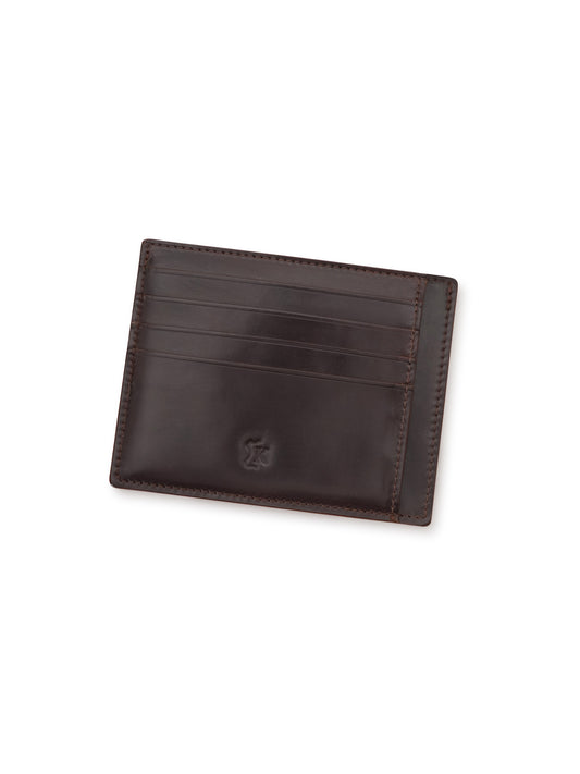 Oxbloodfarbenes Cordovan-Cardcase „XL“ von Kreis