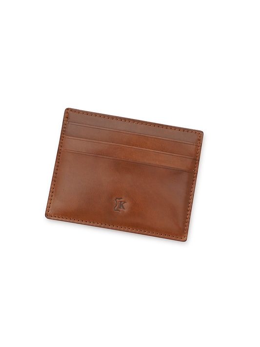 Bourbonfarbenes Cordovan-Cardcase von Kreis