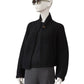 Schwarze Strickjacke aus Wolle und Cashmere