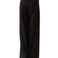 Black, wide trousers