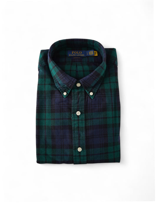 Black Watch Hemd mit Button-Down von Ralph Lauren
