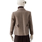 Brauner, strukturierter Blazer
