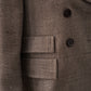 Brauner, strukturierter Blazer