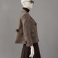 Brauner, strukturierter Blazer