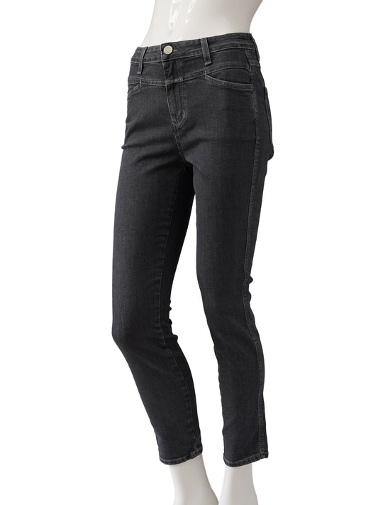Anthrazitfarbene Skinny-Jeans „Skinny Pusher“ von CLOSED
