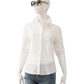 White blouse with shortened sleeves