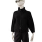 Schwarze Strickjacke aus Wolle und Cashmere