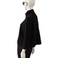 Schwarze Strickjacke aus Wolle und Cashmere