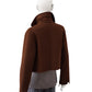 Braune Jacke aus Wolle und Cashmere