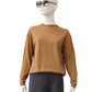 Camelfarbener Woll-Roundneck