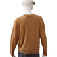 Camelfarbener Woll-Roundneck