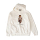 Cream-colored hoody "Polo Bear"
