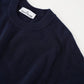 Dunkelblauer Woll-Roundneck