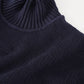 Dunkelblauer Stretch-Turtleneck