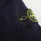 Dunkelblauer Stretch-Turtleneck