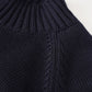 Dark blue turtleneck