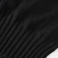 Schwarzer Rollkragenpullover aus Cashmere und Seide