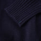 Dunkelblauer Cashmere-Rollkragenpullover "Duvet"