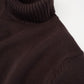 Dark brown turtleneck sweater