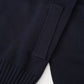 Dunkelblaue Strickjacke