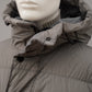 Grauer Daunen-Parka