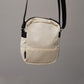 Sandfarbene Crossbody-Bag
