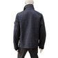 Tintenblaue, wattierte Coach-Jacke